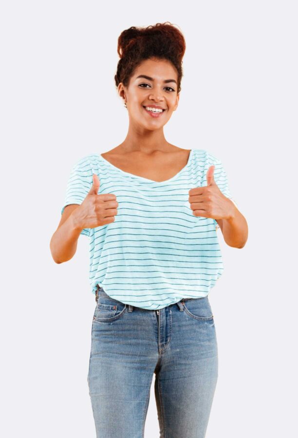 Just Simple Stripe T-Shirt for Women – Image 2