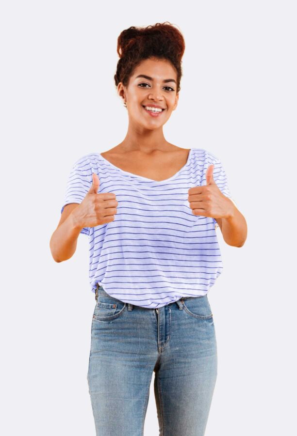 Just Simple Stripe T-Shirt for Women – Image 3