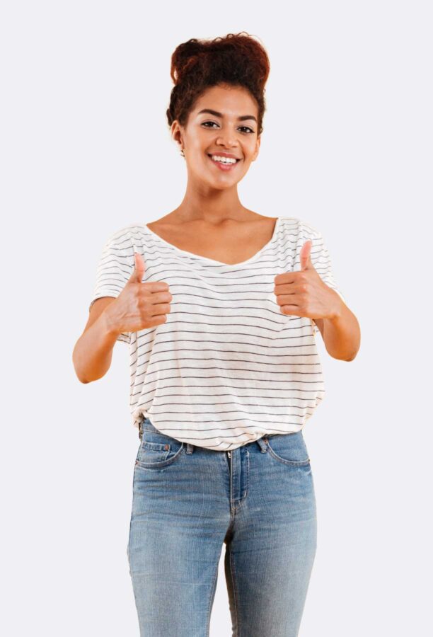 Just Simple Stripe T-Shirt for Women – Image 4