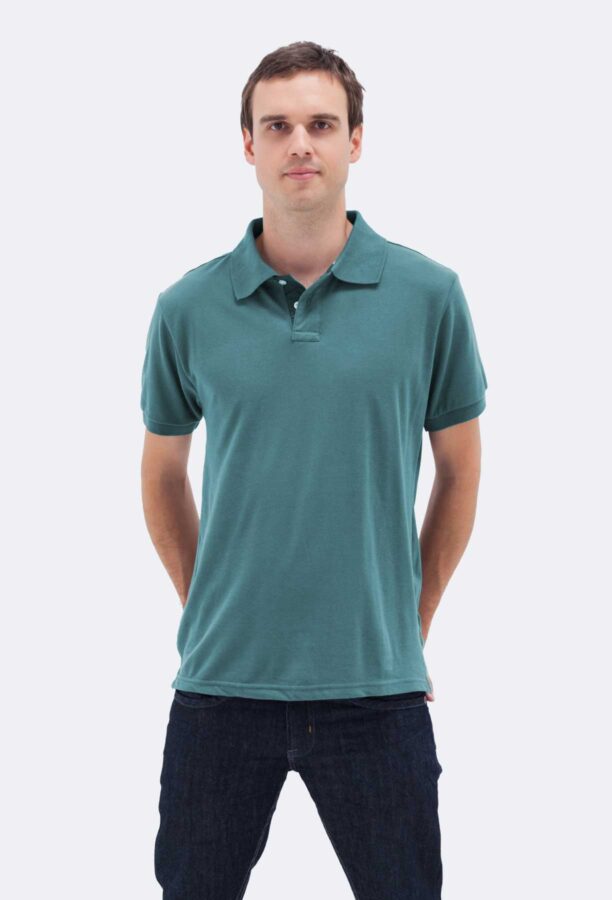 Polo Neck Short Sleeve Pike Men's T-shirt – Image 2